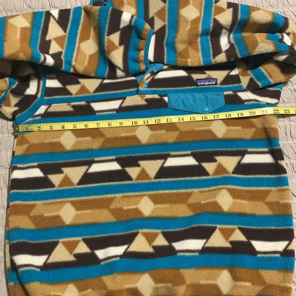 Patagonia Synchilla Women’s Snap Pullover Guatemala Brown Bear Rare Large - Picture 8 of 11